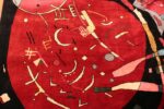 Detail Modern Kandinsky Inspired Art Rug 70551 by Nazmiyal NYC