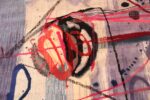 Detail Vintage Art Expressionist Rug 70547 by Nazmiyal NYC