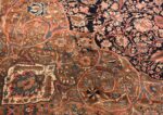 Details Floral Antique Persian Mohtasham Kashan Rug 70521 by Nazmiyal NYC