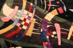 Details Modern Kandinsky Inspired Art Rug 70551 by Nazmiyal NYC