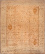 Large Antique Turkish Oushak Rug 70519 by Nazmiyal NYC