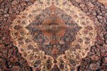 Medallion Floral Antique Persian Mohtasham Kashan Rug 70521 by Nazmiyal NYC