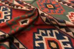 Pile Of Antique Tribal Caucasian Kuba Kilim Rug 70412 by Nazmiyal NYC