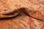 Pile Of Geometric Antique Turkish Oushak Rug 70520 by Nazmiyal NYC