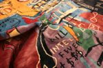 Pile Of Modern Basquiat Inspired Art Rug 70550 by Nazmiyal NYC