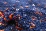 Pile Of Vintage Berber Moroccan Blue Rug 70535 by Nazmiyal NYC