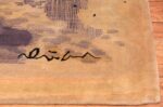 Signature Of Vintage Art Expressionist Rug 70547 by Nazmiyal NYC