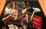 Top Of Modern Kandinsky Inspired Art Rug 70551 by Nazmiyal NYC