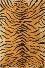 Beautiful Vintage Tiger Rug 70494 by Nazmiyal