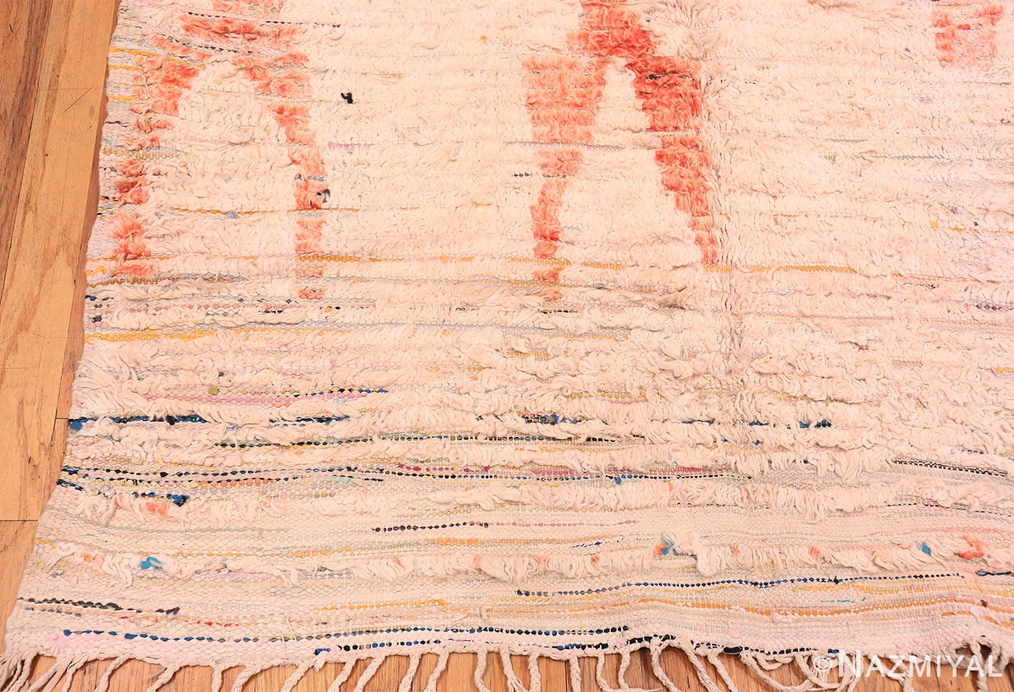 Corner Of Vintage Moroccan Rug 70530 by Nazmiyal NYC