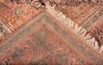 Weave Of Floral Antique Persian Mohtasham Kashan Rug 70521 by Nazmiyal NYC