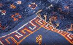 Weave Of Vintage Berber Moroccan Blue Rug 70535 by Nazmiyal NYC