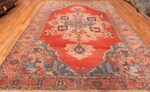 Whole View Of Antique Persian Serapi Rug 70548 by Nazmiyal NYC