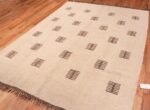 Whole View Of Vintage Scandinavian Swedish Kilim Rug 70525 by Nazmiyal NYC