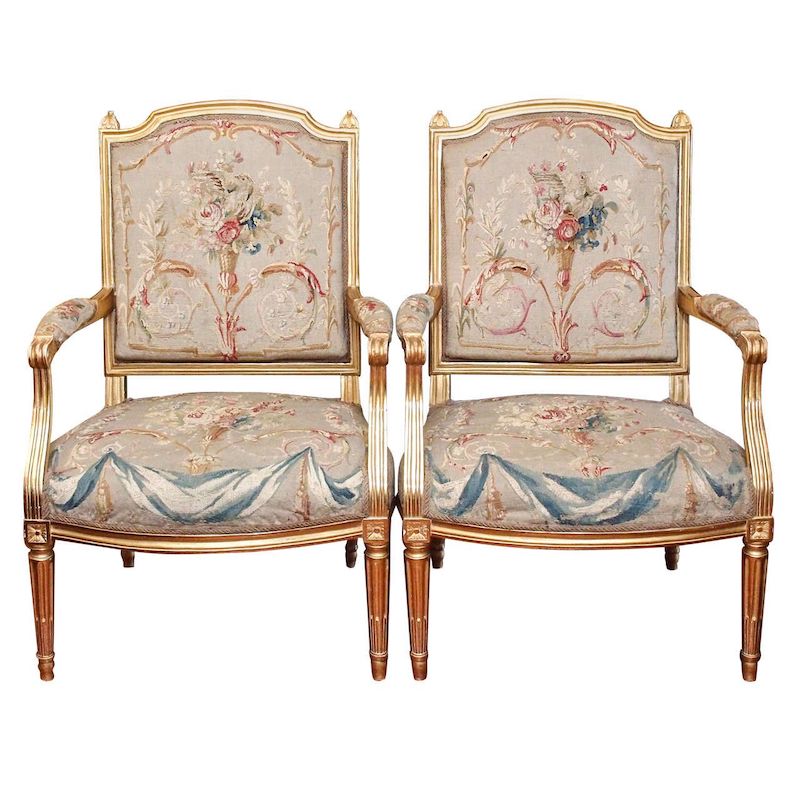 Aubusson Chair Coverings Aubusson Chair Coverings Nazmiyal