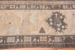 Border Of Modern Floral Oushak Rug 60074 by Nazmiyal NYC
