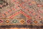 Border Of Vintage Folk Art Moroccan Rug 70565 by Nazmiyal NYC