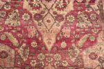 Close Up Antique Persian Mohtasham Kashan Rug 70469 by Nazmiyal NYC