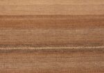 Close Up Soft Brown Modern Persian Kilim Rug 60090 by Nazmiyal NYC