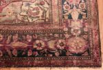 Corner Of Antique Persian Mohtasham Kashan Rug 70469 by Nazmiyal NYC