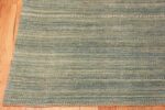Corner Of Green Modern Persian Kilim Rug 60086 by Nazmiyal NYC