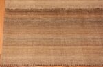 Corner Of Small Brown Modern Persian Kilim Rug 60094 by Nazmiyal NYC