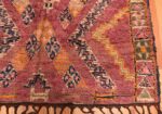 Corner Of Vintage Folk Art Moroccan Rug 70558 by Nazmiyal NYC