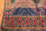 Corner Of Vintage Folk Art Moroccan Rug 70565 by Nazmiyal NYC