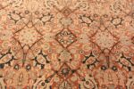 Details Floral Antique Persian Tabriz Rug 70419 by Nazmiyal NYC