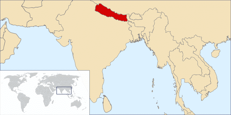 Nepal Map Nazmiyal
