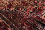Pile Of Antique Persian Floral Isfahan Rug 70476 by Nazmiyal NYC