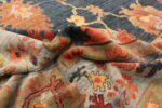 Pile Of Modern Floral Oushak Rug 60072 by Nazmiyal NYC