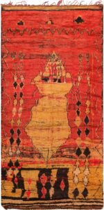 Primitive Vintage Moroccan Rug 70569 by Nazmiyal NYC