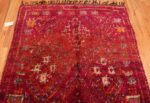 Top Of Geometric Folk Art Vintage Moroccan Rug 70562 by Nazmiyal NYC
