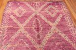 Top Of Vintage Moroccan Berber Purple Rug 70566 by Nazmiyal NYC