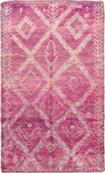 Vintage Moroccan Berber Purple Rug 70566 by Nazmiyal NYC
