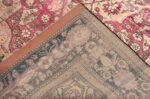 Weave Of Antique Persian Mohtasham Kashan Rug 70469 by Nazmiyal NYC
