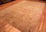 Whole View Of Large Antique Persian Tabriz Rug 70518 by Nazmiyal NYC