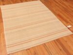 Whole View Of Soft Modern Persian Flat Weave Rug 60095 by Nazmiyal NYC