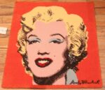 Whole View Of Vintage Marilyn Monroe Rug by Andy Warhol Whole View Of Vintage Marilyn Monroe Rug by Andy Warhol 48213 by Nazmiyal NYC