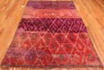 Whole View Of Vintage Moroccan Geometric Purple Rug 70559 by Nazmiyal NYC