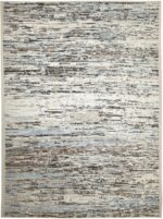 Beige and Brown Modern Moroccan Style Afghan Rug 60184 by Nazmiyal NYC