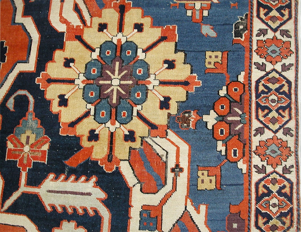 Border Of The Nigde Carpet Border Of The Nigde Carpet by Nazmiyal Antique Rugs