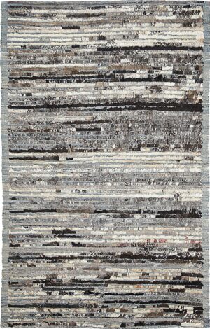Brown Berber Design Modern Moroccan Style Afghan Rug 60168 by Nazmiyal NYC