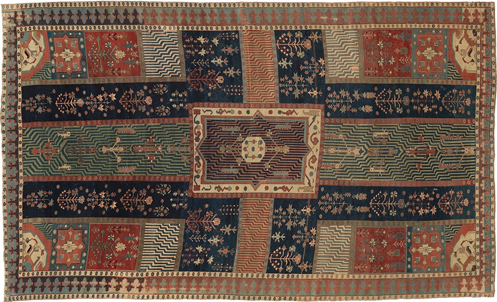 Char Bagh Rug At The Metropolitan Museum Of Art Char Bagh Rug At The Metropolitan Museum Of Art by Nazmiyal Antique Rugs