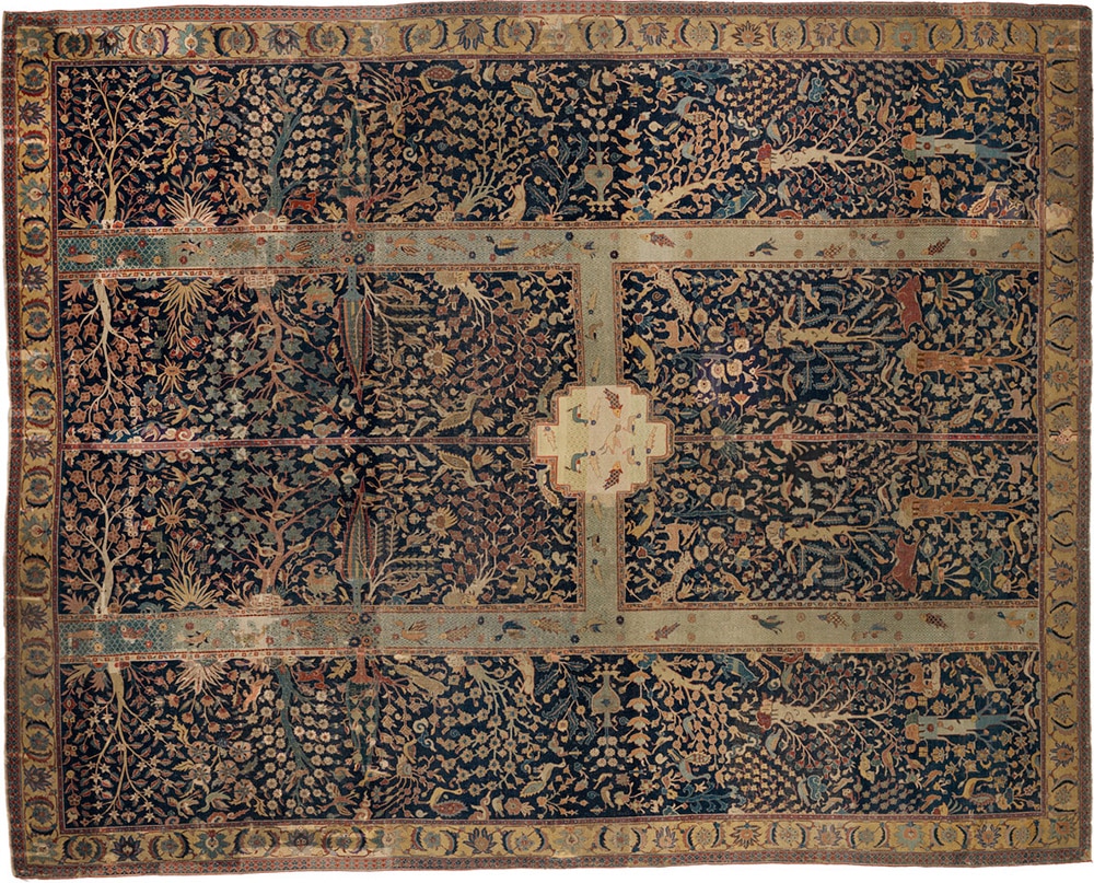 The Wagner Chahar Bagh Carpet In The Burrell Collection The Wagner Chahar Bagh Carpet In The Burrell Collection by Nazmiyal Antique Rugs