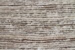 Close Up Beige and Brown Modern Moroccan Style Afghan Rug 60120 by Nazmiyal NYC