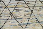 Close Up Berber Design Modern Moroccan Style Afghan Rug 60158 by Nazmiyal NYC