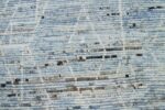 Close Up Blue Modern Moroccan Style Afghan Rug 60147 by Nazmiyal NYC