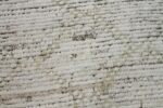 Close Up Cream Tribal Modern Moroccan Style Afghan Rug 60183 by Nazmiyal NYC